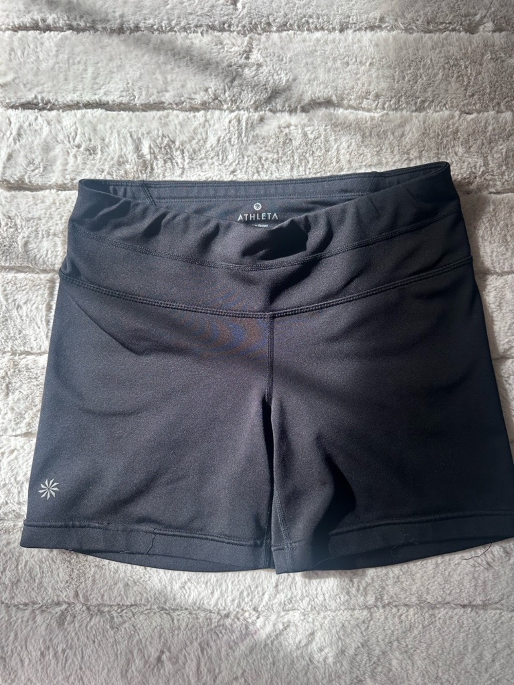 Athleta Black Running Shorts, Small